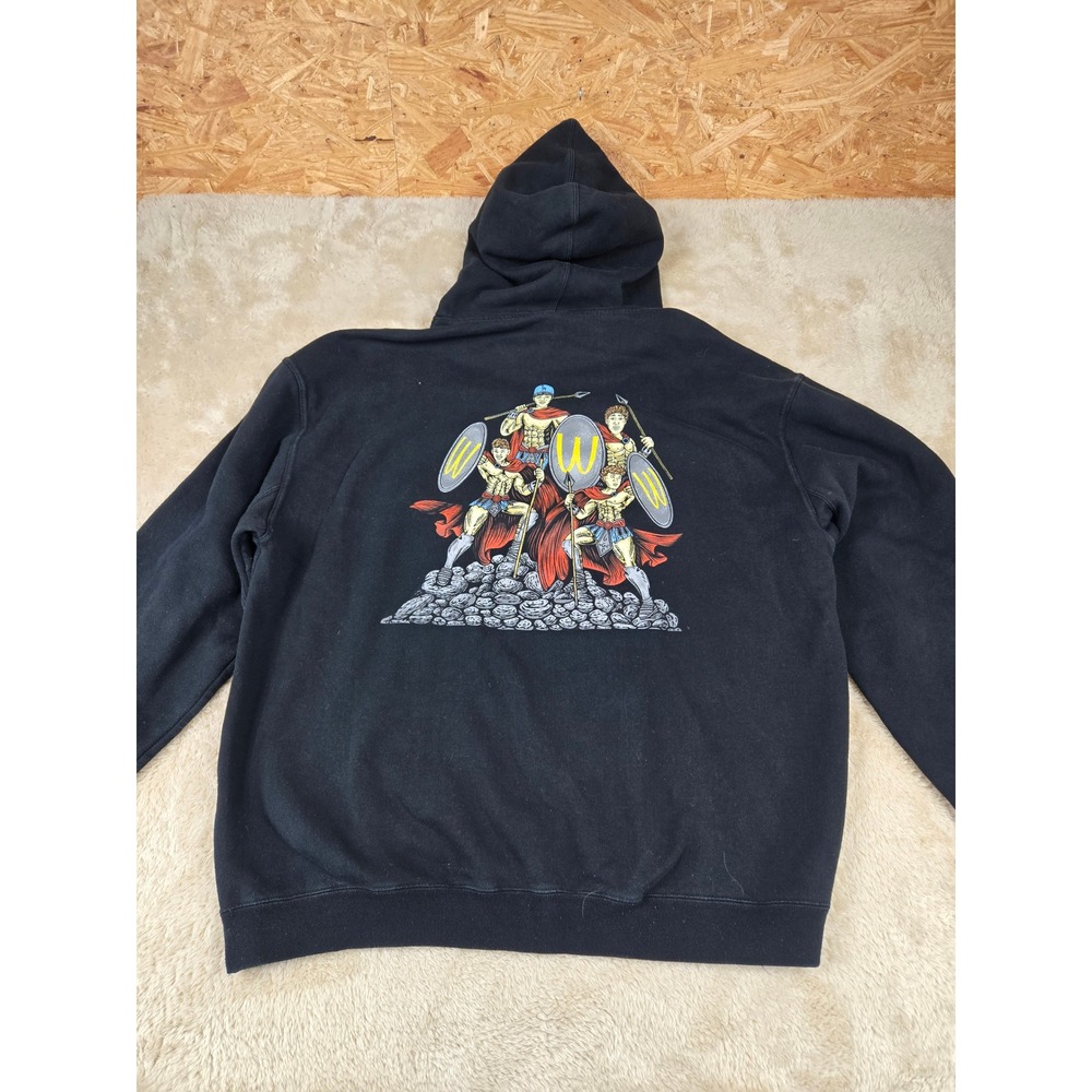 SWEET TEA Black Hoodie Men's 2XL Graphic‎ Print Front Pocket Hooded Sweatshirt